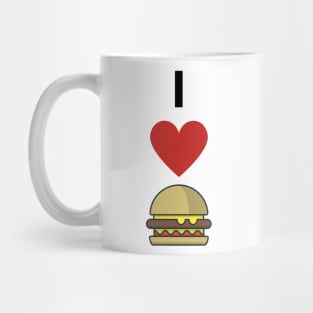 I Love Burgers Mug